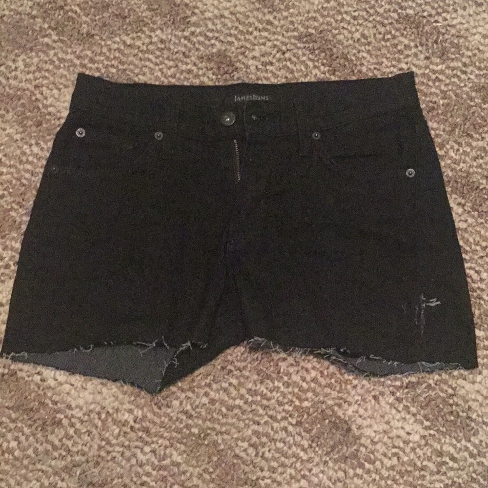 James Jeans black cutoff shorts